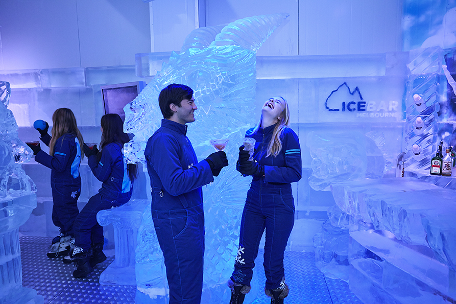The ultimate experience in the coolest place in town - Get along to IceBar Melbourne for a minus 10 experience